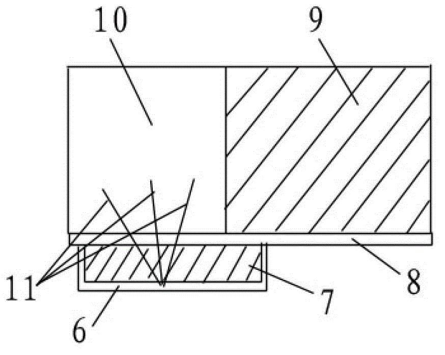 Method for preventing and treating separation layer water of top plate of coal face