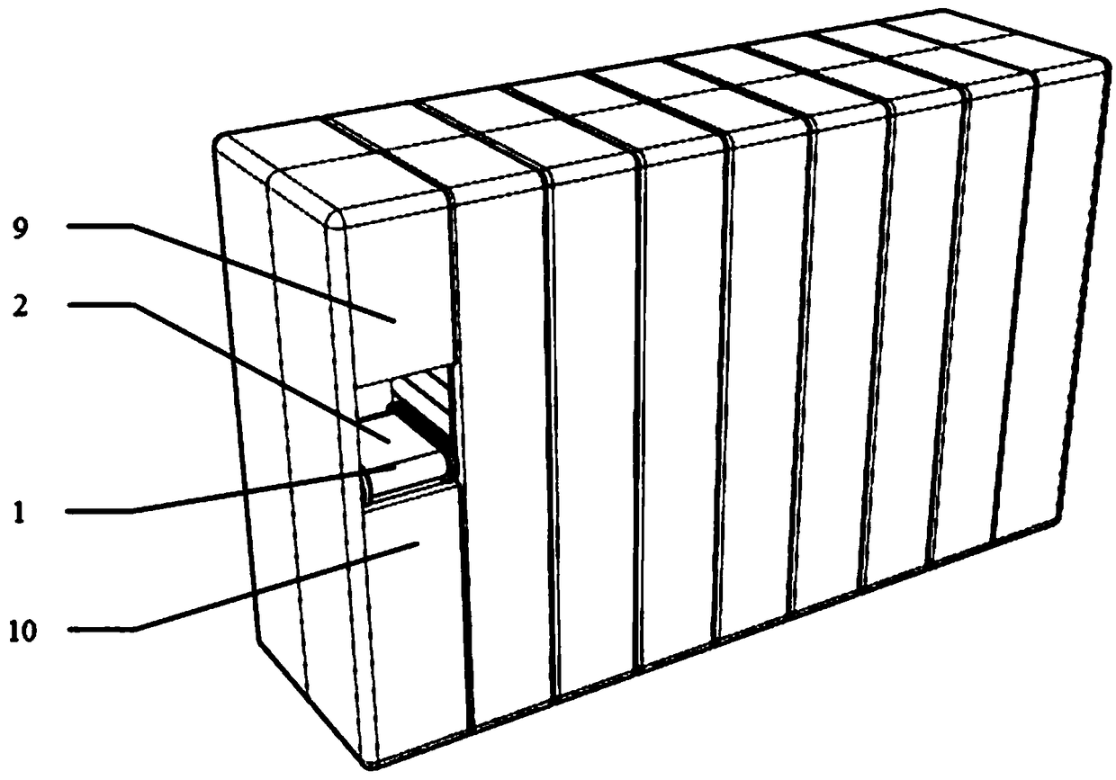 Adjustable adaptive high-capacity intelligent express item case capable of automatically achieving storage and picking of express items