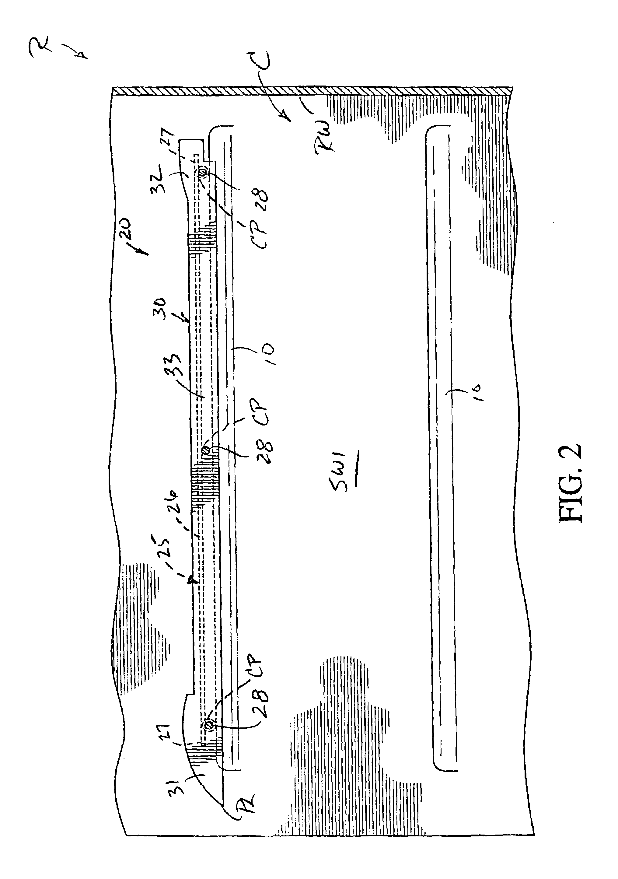 Encapsulated wire shelf