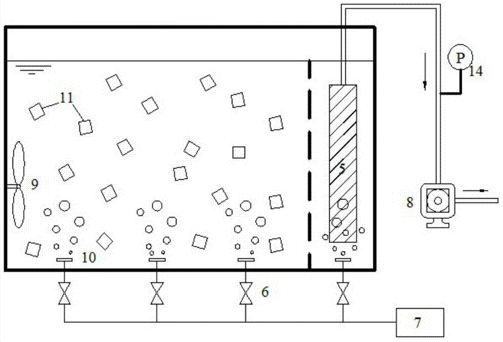 Two-stage backflow simultaneous nitrogen and phosphorus removal device and technology for denitrification phosphorus removal, shortcut nitrification and anaerobic ammonia oxidation of municipal sewage