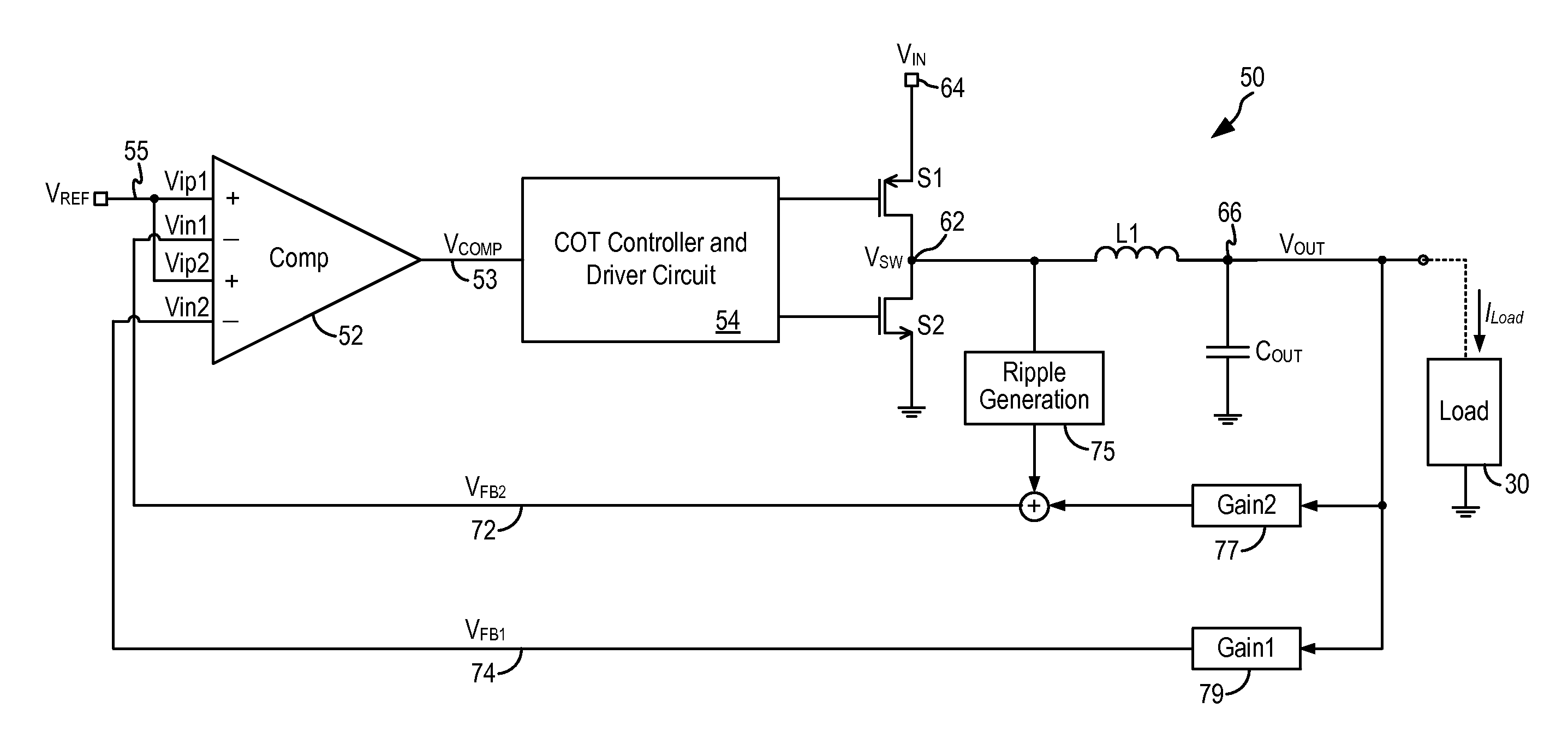 Hysteretic buck dc-dc converter