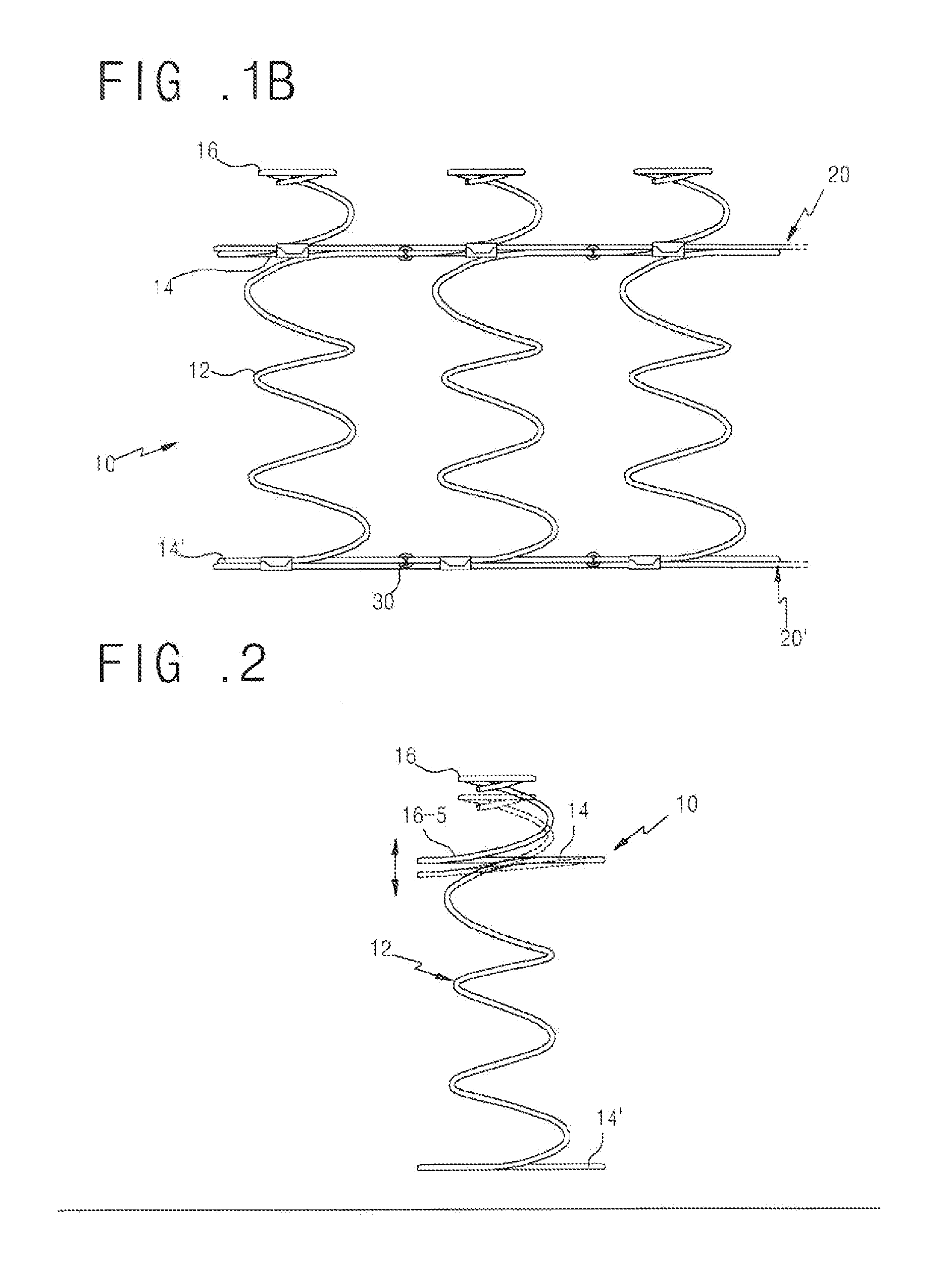 High tension coil-spring for bed mattress having means for preventing frictional noise