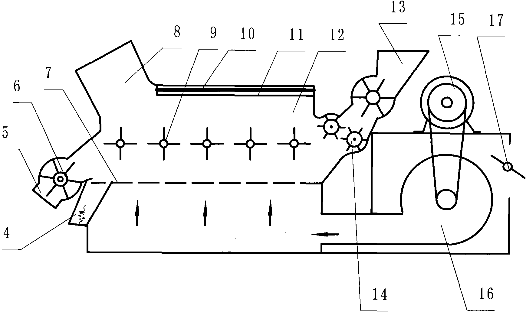 Seed cotton foreign fiber separator