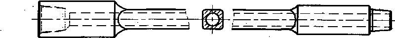 Friction welding type kelly bar