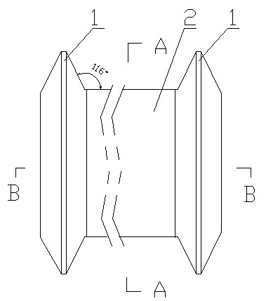 Rubber sealing gasket for assembling of mill liners and installation method thereof