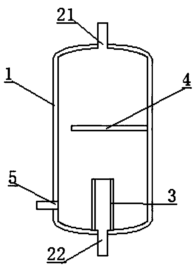 Liquid impact preventing liquid storage tank