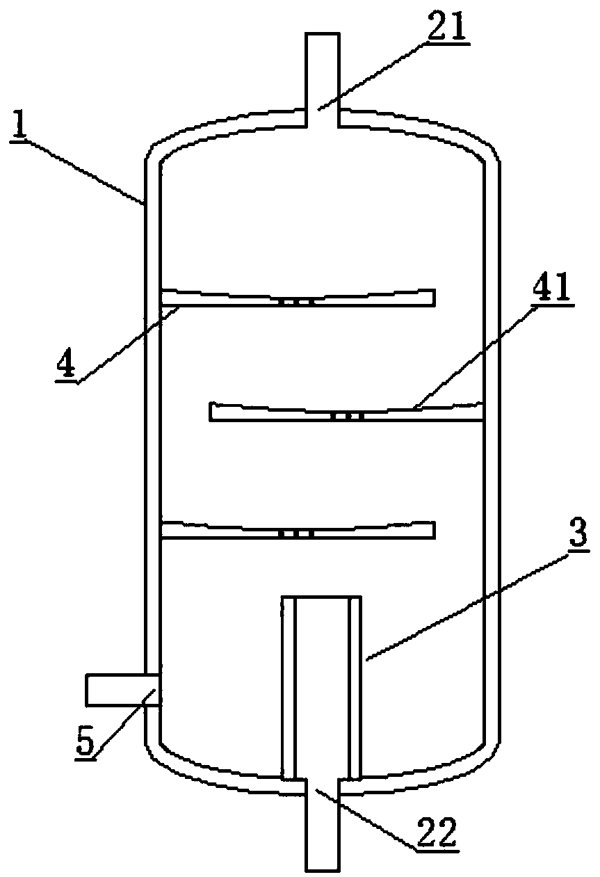 Liquid impact preventing liquid storage tank