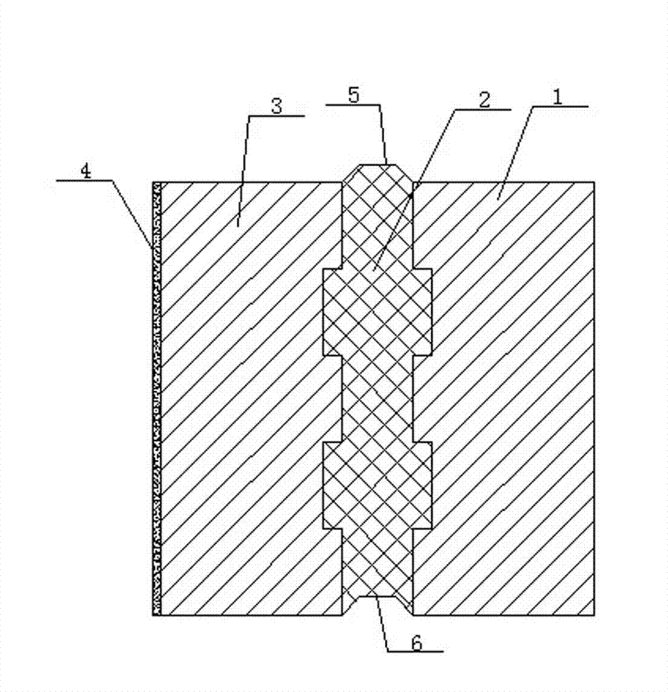 Novel composite wall brick