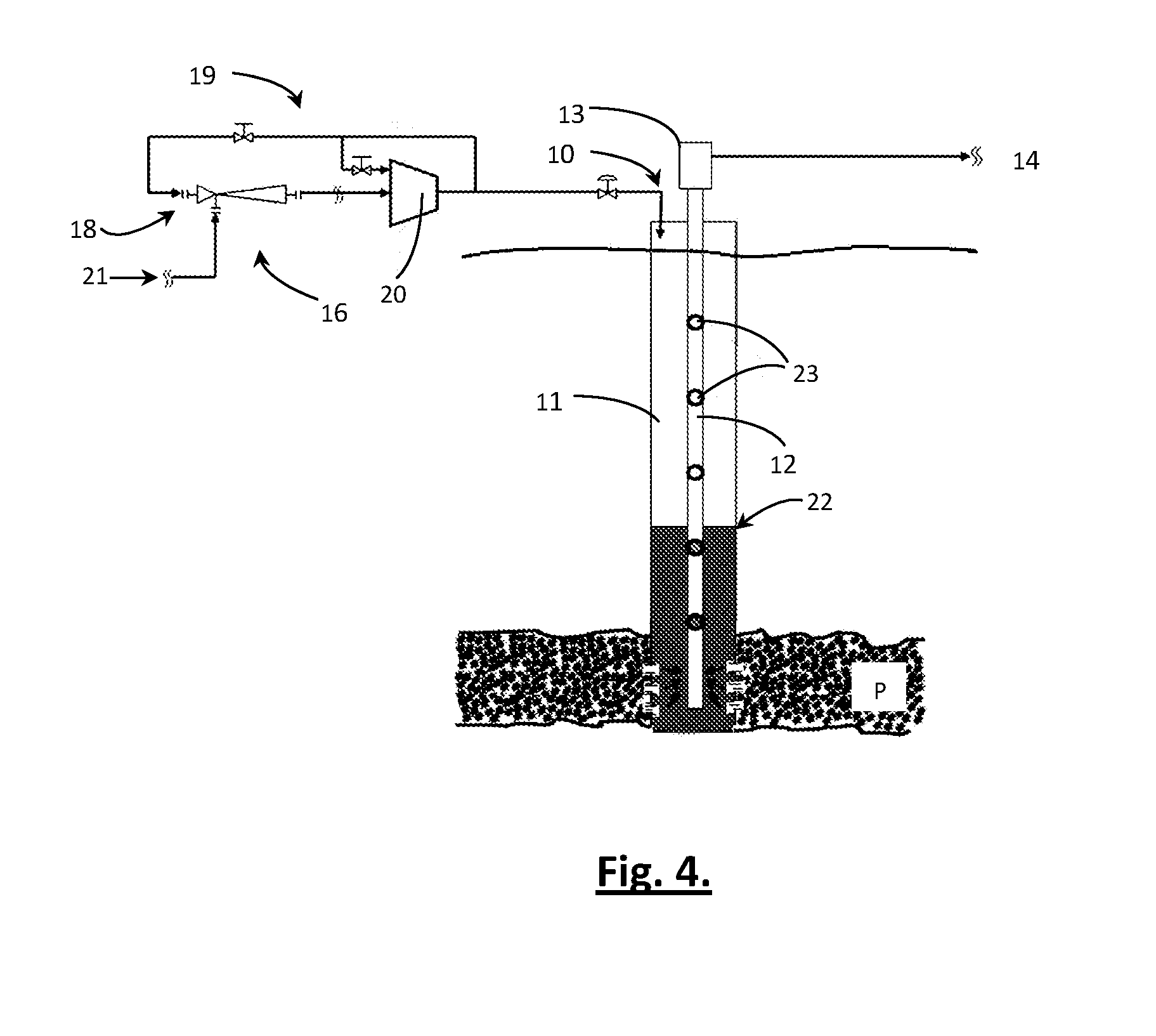 Gas lift system for oil production