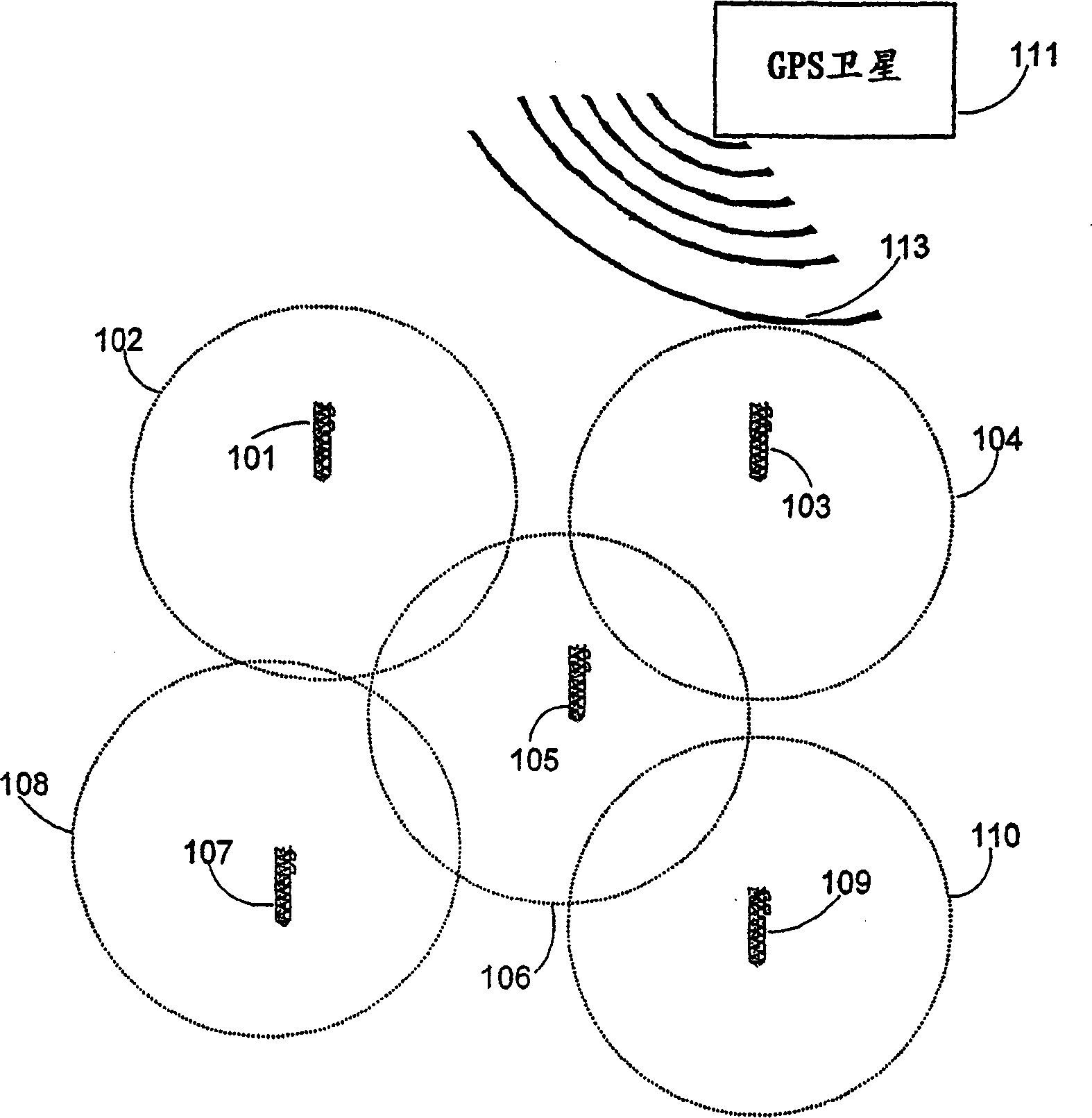 Synchronization of transmitter and receiver frequencies in multiaccess networks