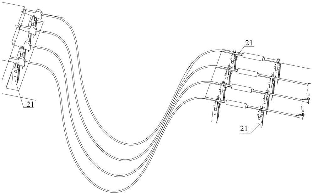 Air leakage detection device for infusion tube