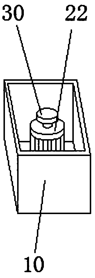 Safe chip removal device of numerical control equipment