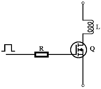 Inductive load-based metal-oxide semiconductor field-effect transistor (MOSFET) switch control method