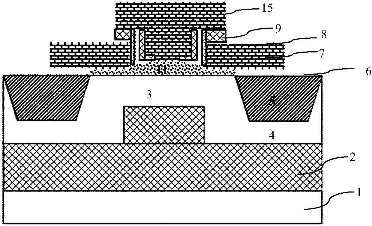 Germanium-silicon heterojunction bipolar transistor and manufacturing method