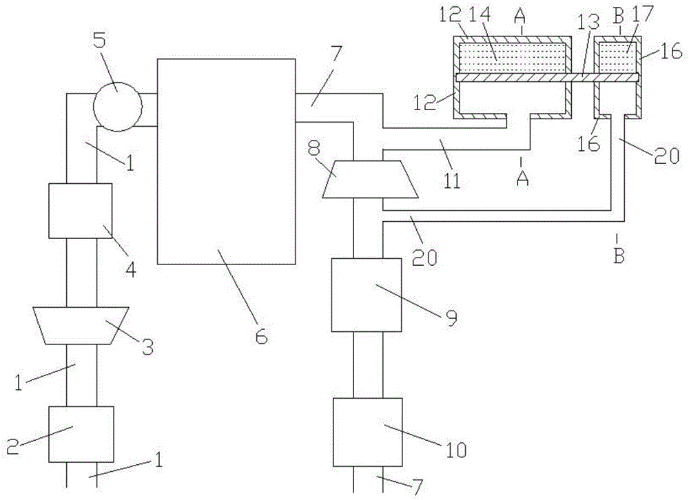 Modified pulse turbo-charged system