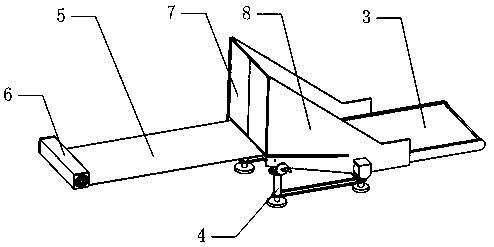 Unloading equipment for express transport vehicle