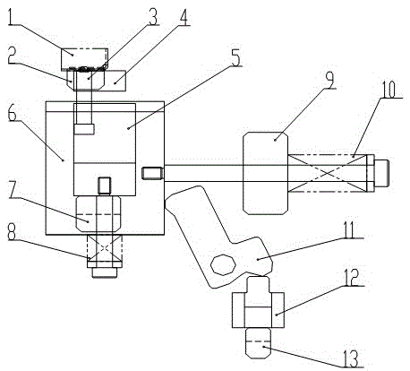 A mechanical in-mold riveting device