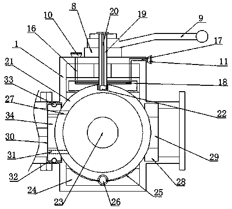 Easy-to-open high-pressure hydraulic ball valve