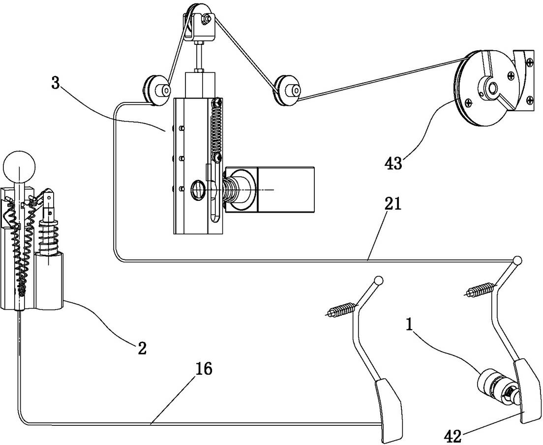 Anti-false stepping system for automobile throttle