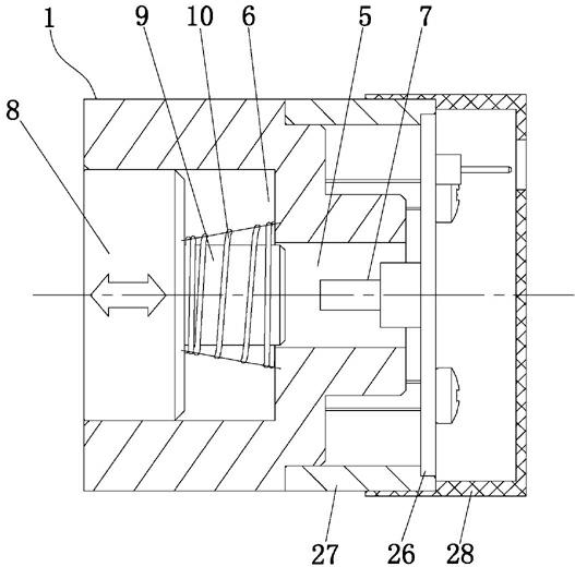 Anti-false stepping system for automobile throttle