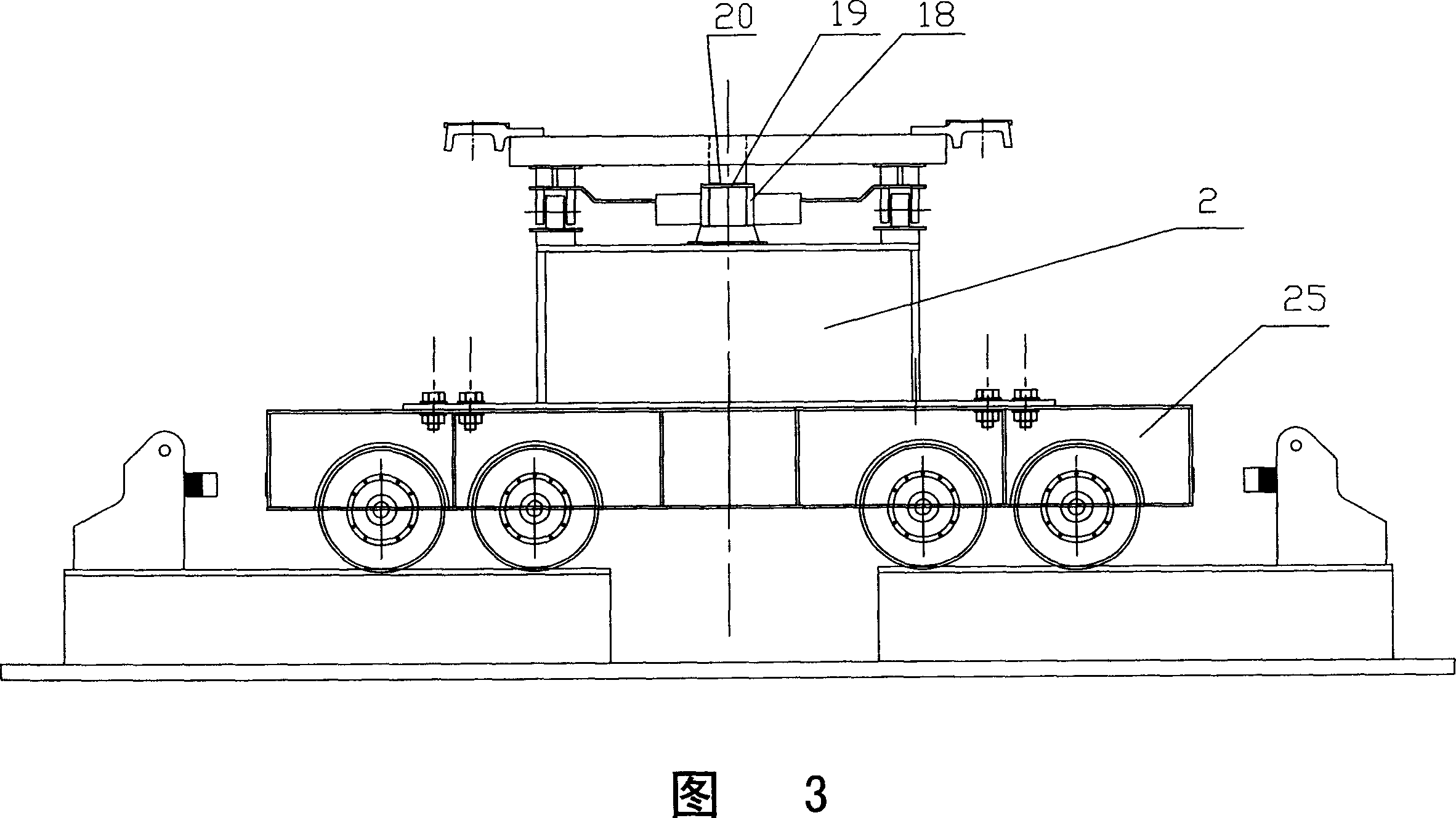 Subsection type railroad switch