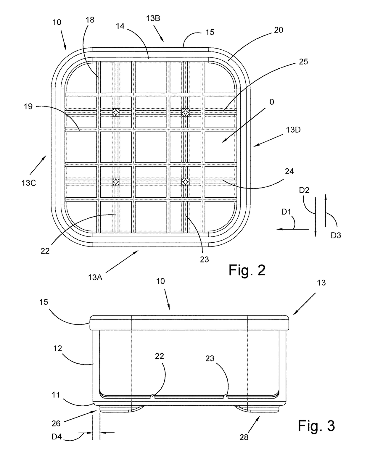 Organizer and stackable organizer assembly