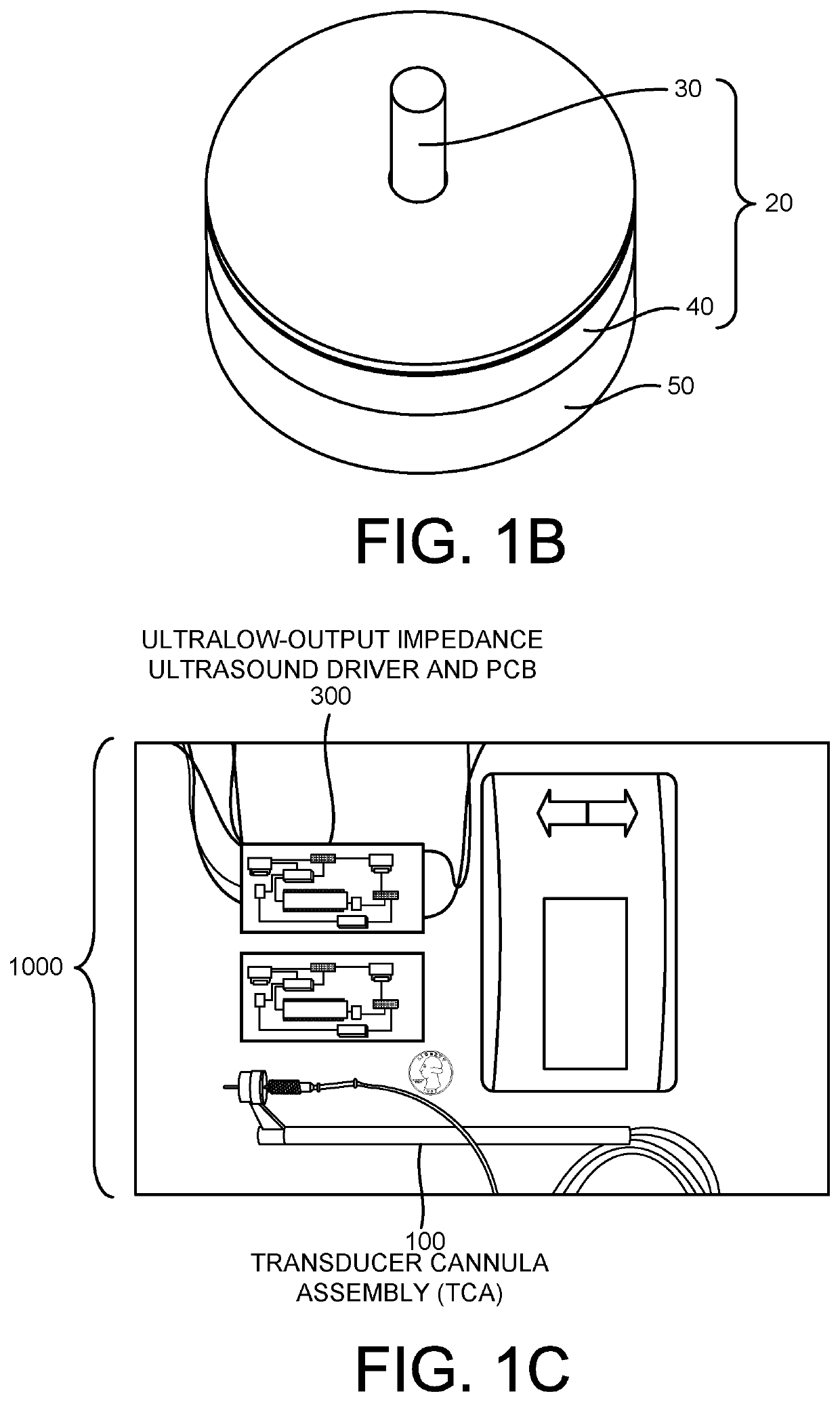 Ultrasound-assisted convection enhanced delivery of compounds in vivo with a transducer cannula assembly