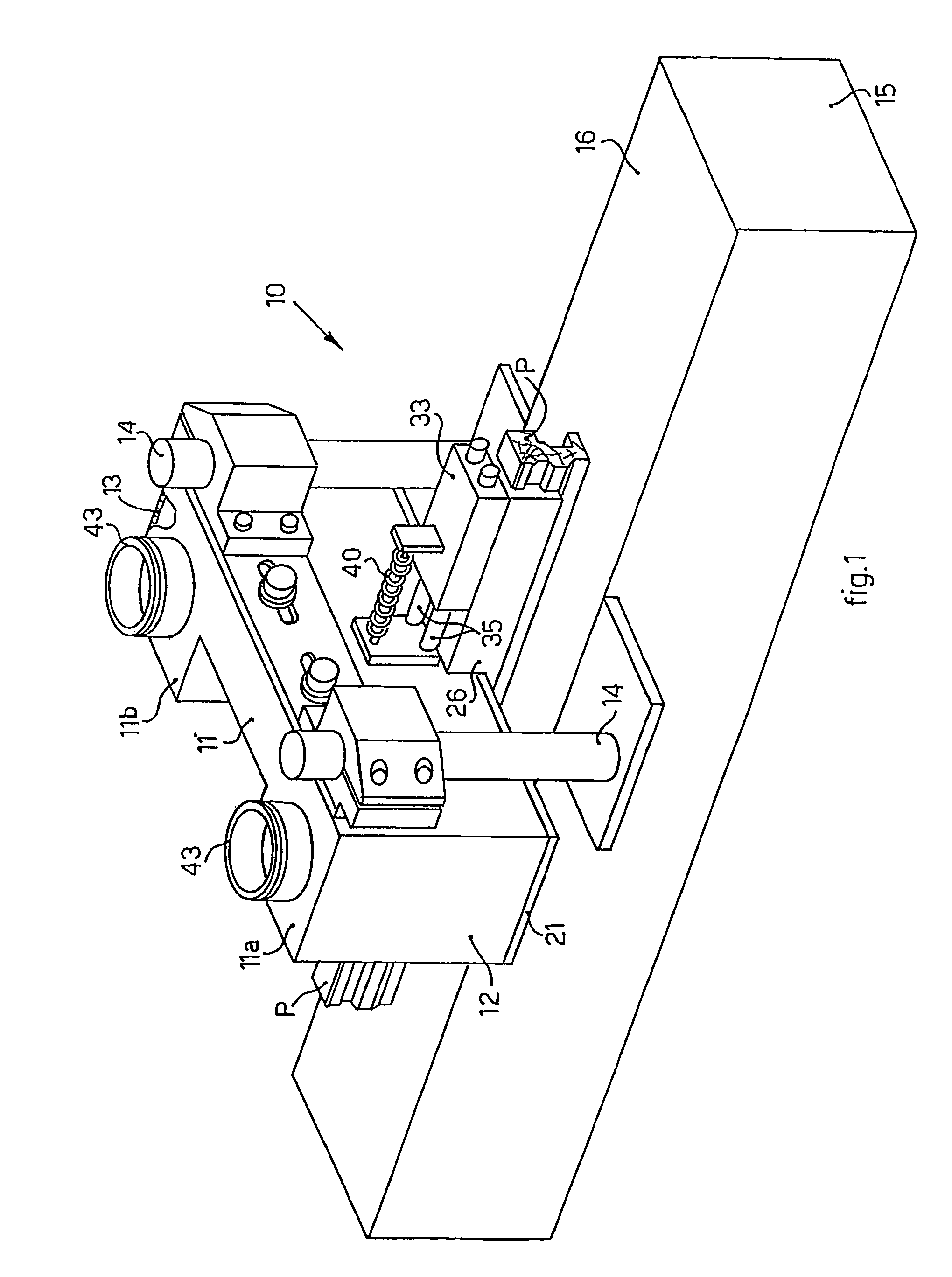 Vacuum painting head and relative painting method