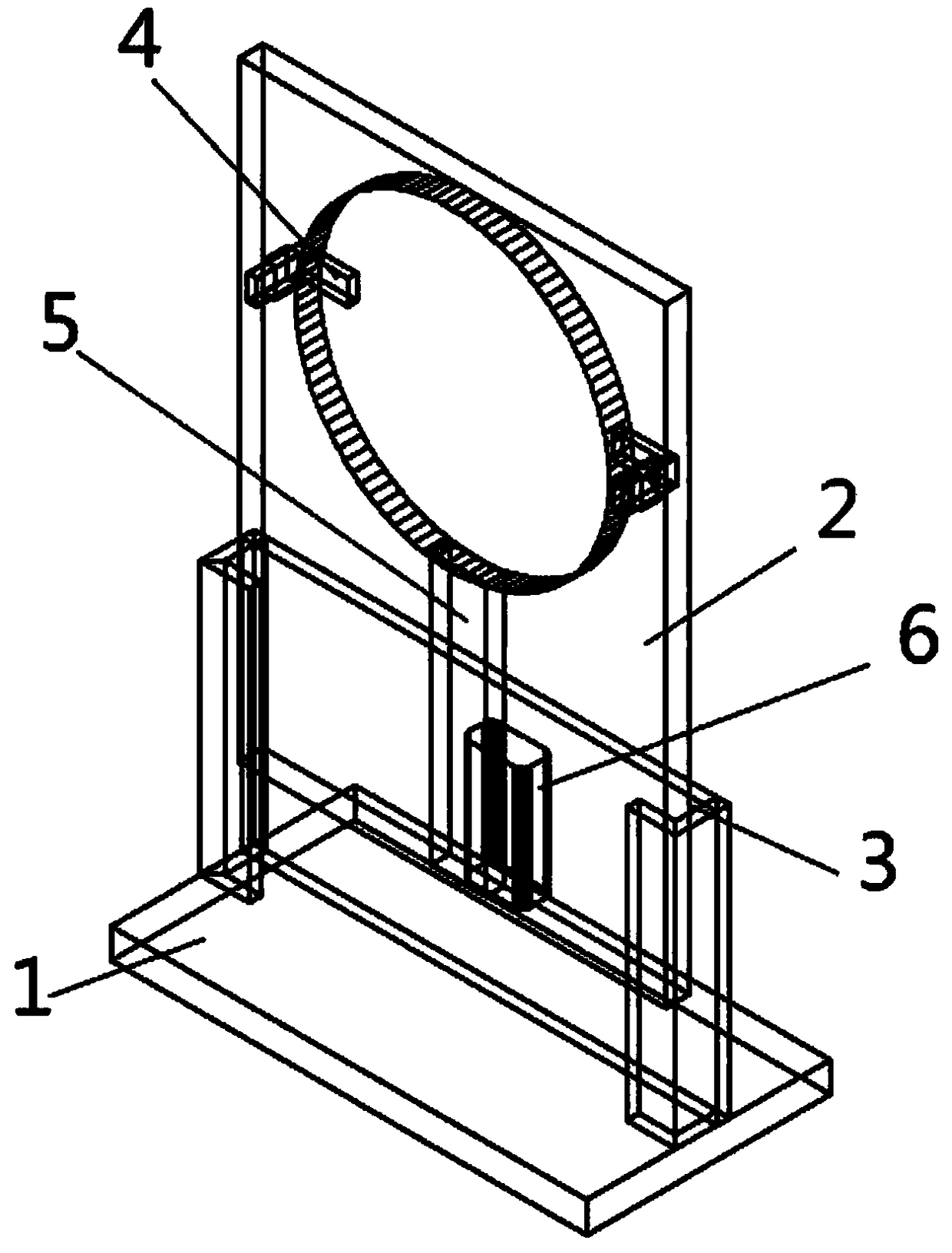 Method for detecting soil and root system structure based on CT scanning of liftable clamp