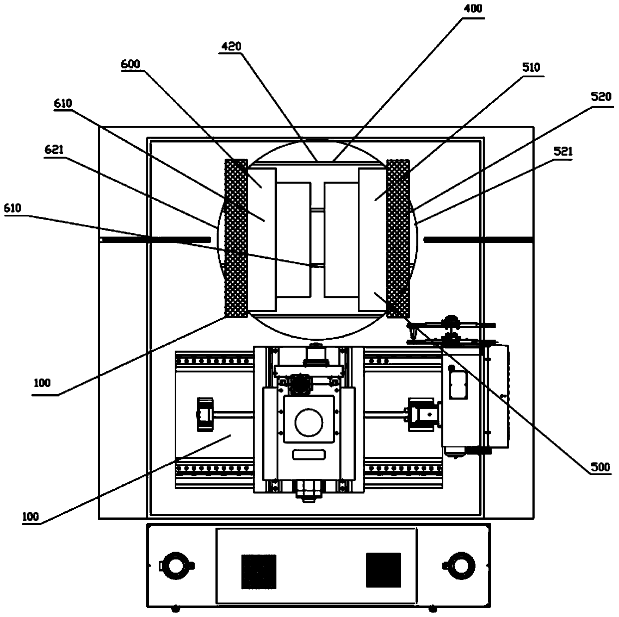 Pentahedron processing machine