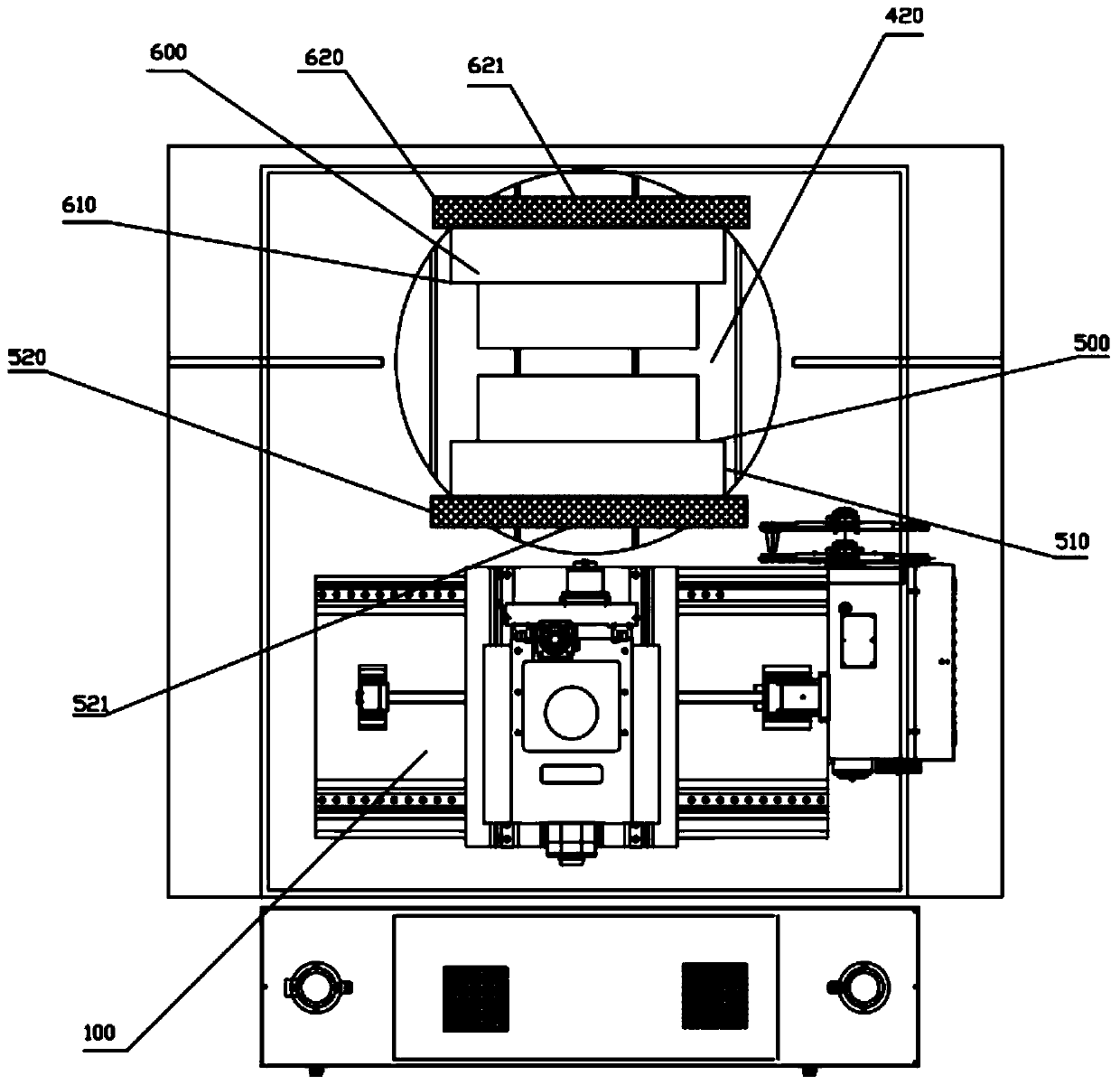 Pentahedron processing machine