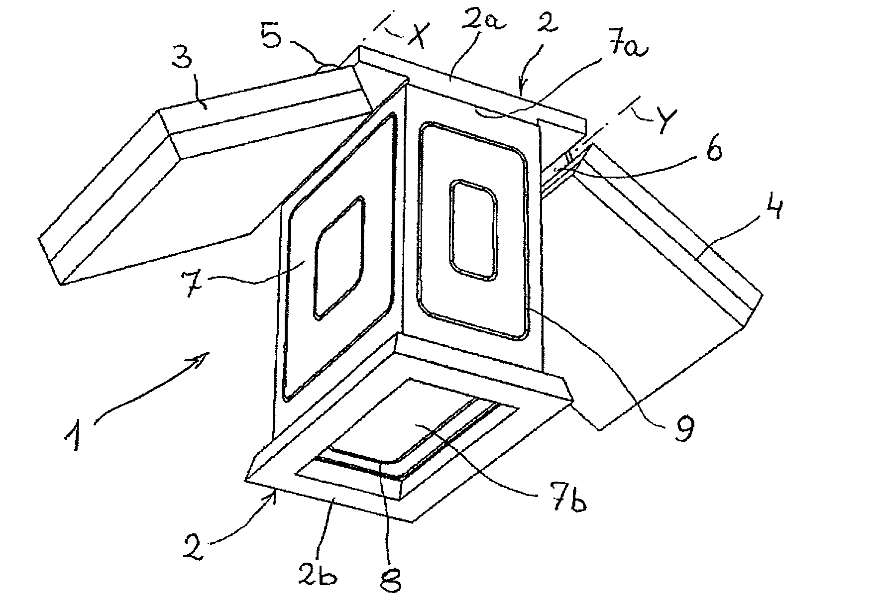 Miniaturized generator with oscillating magnets for the production of electric energy from vibrations