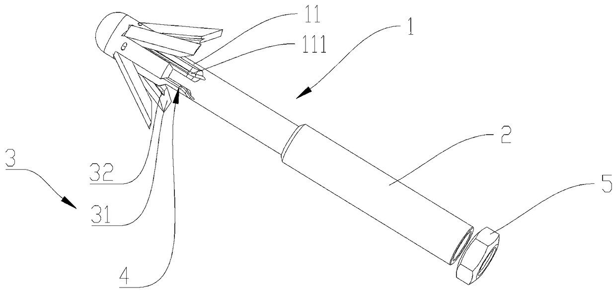 Novel expansion anchor bolt