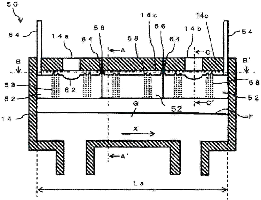 Pressure reducing and defoaming device for molten glass, molten glass manufacturing method, and glass product manufacturing method