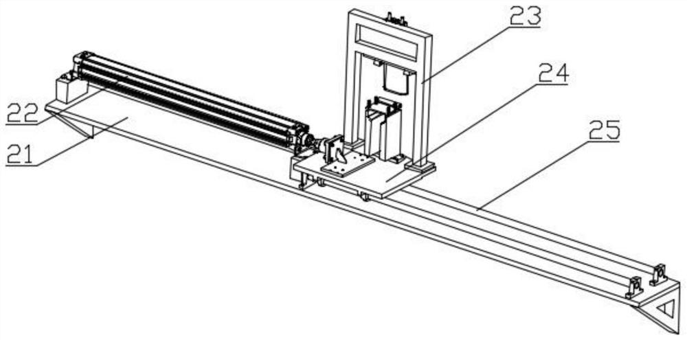 A hollow guide rail foam strip stuffing device with double foam cans and its working method