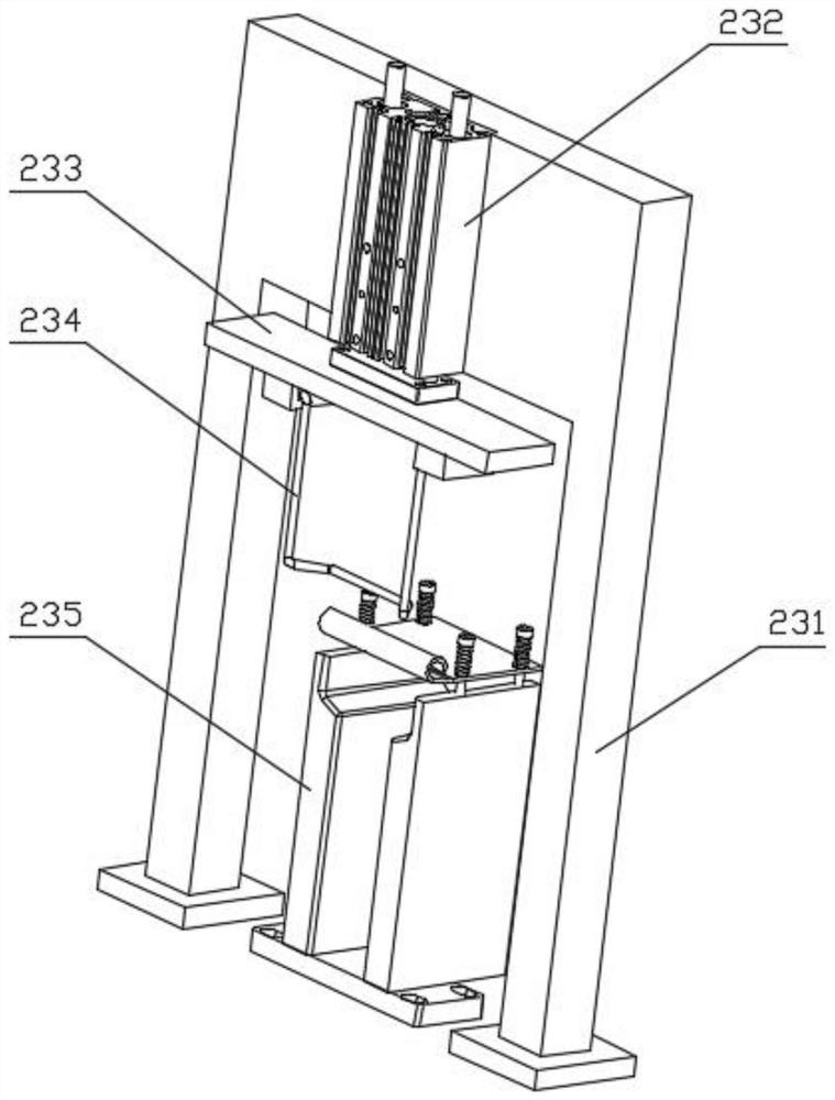 A hollow guide rail foam strip stuffing device with double foam cans and its working method