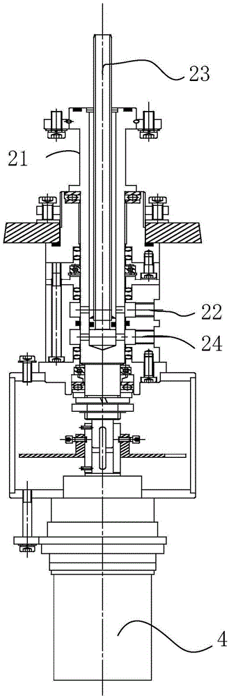 Water cooling device of vacuum evaporation equipment for optical filter