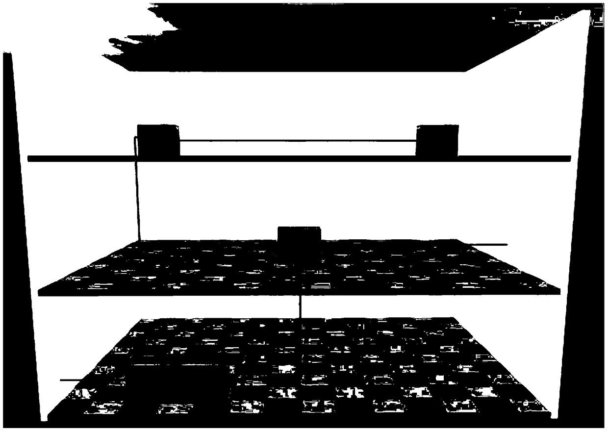 Display method of panoramic intelligent power supply system based on away3d engine