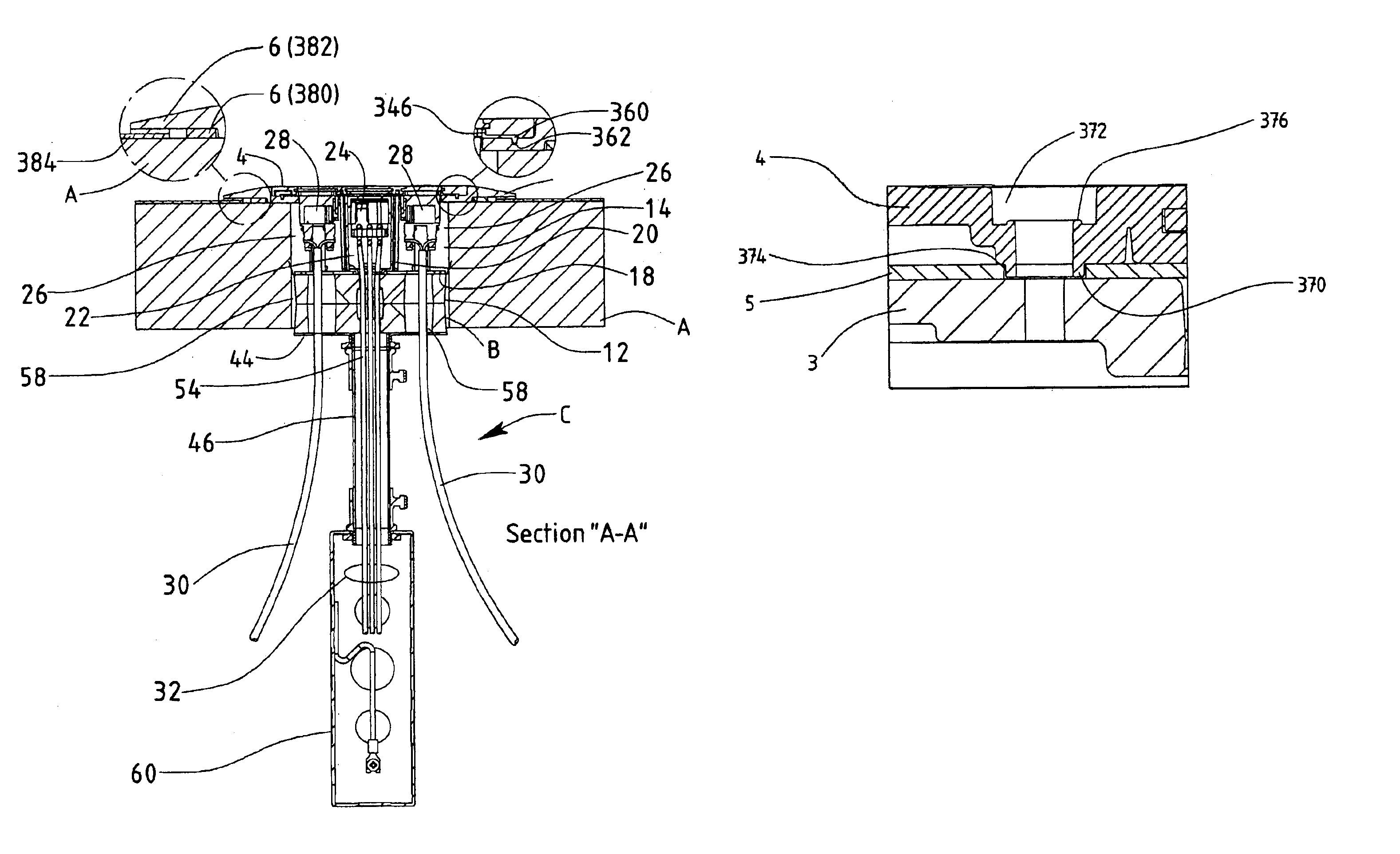 Cover assembly for an in-floor fitting