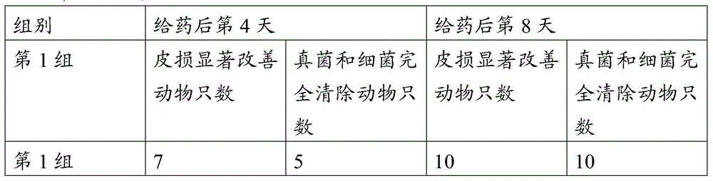 External composition for treating skin diseases