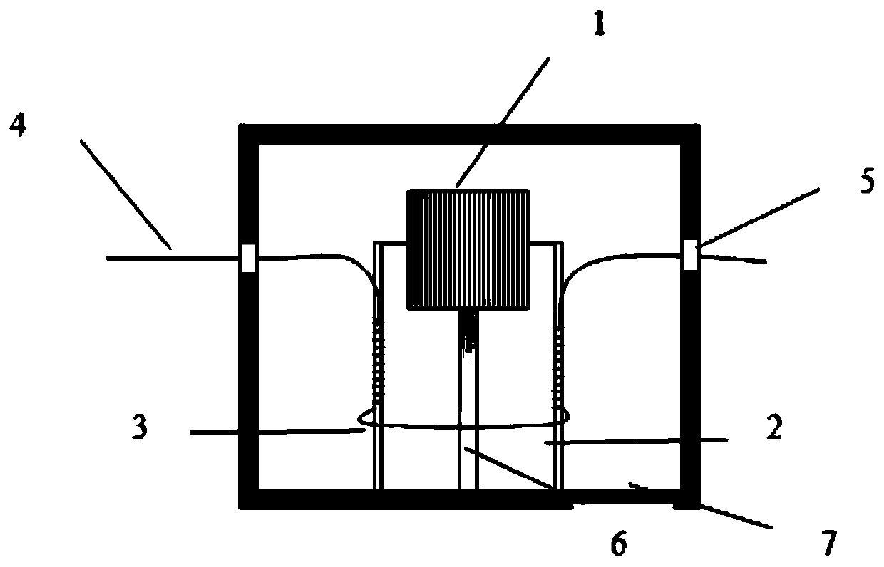 Calibration device for fiber Bragg grating vibration sensor and uncertainty analysis method of calibration device