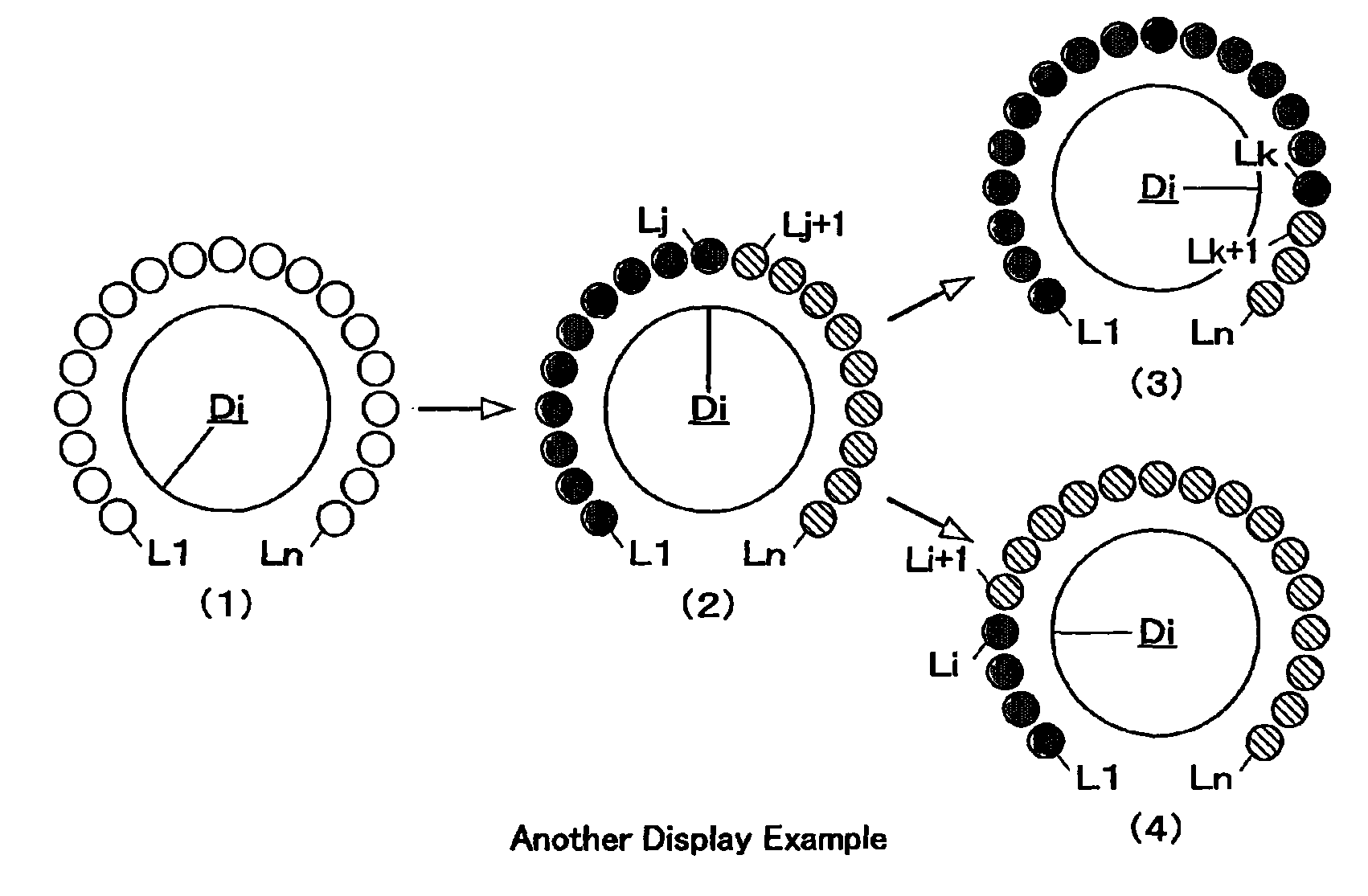 Parameter display controller for an acoustic signal processing apparatus