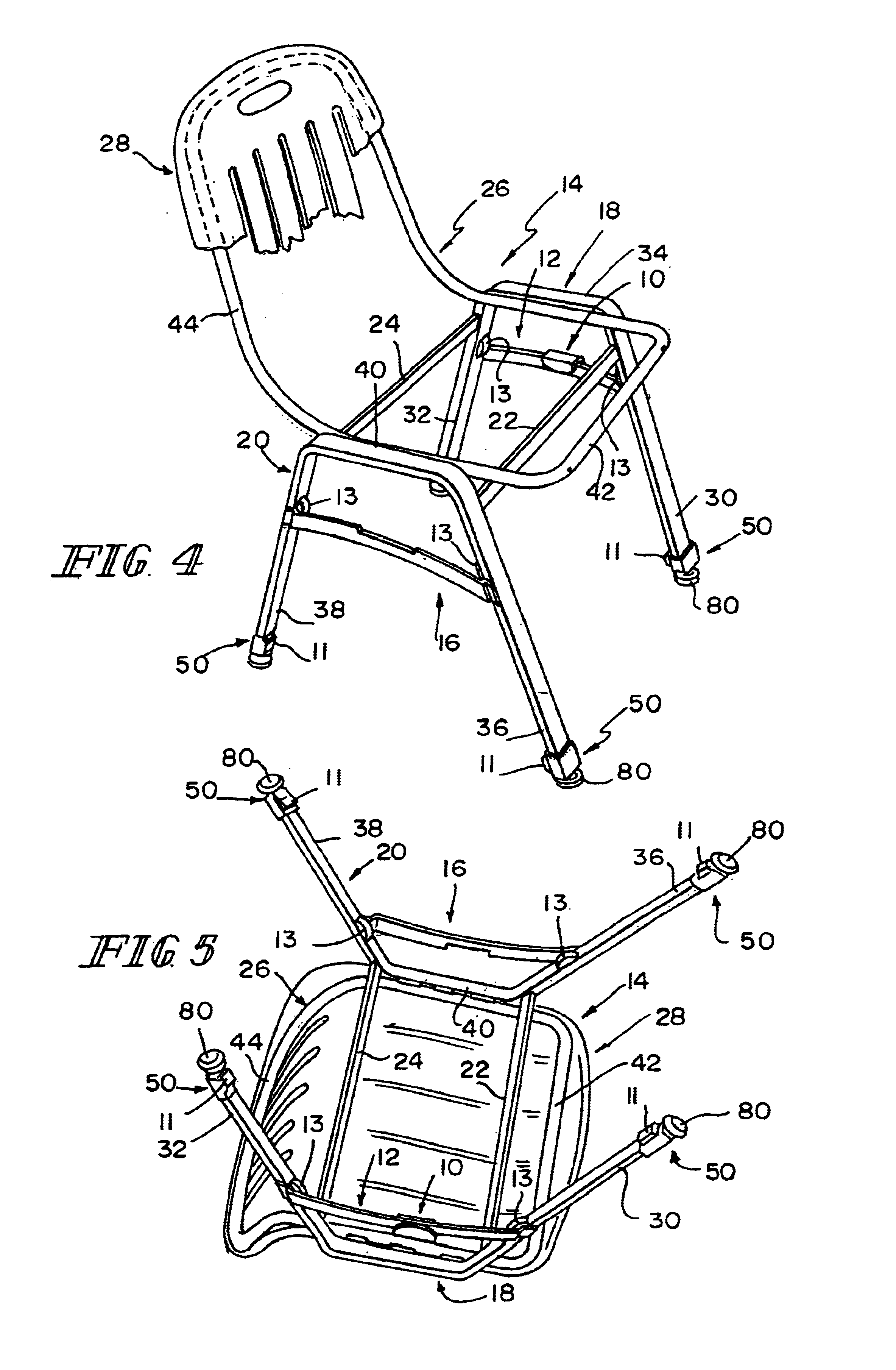 Chair stacker apparatus