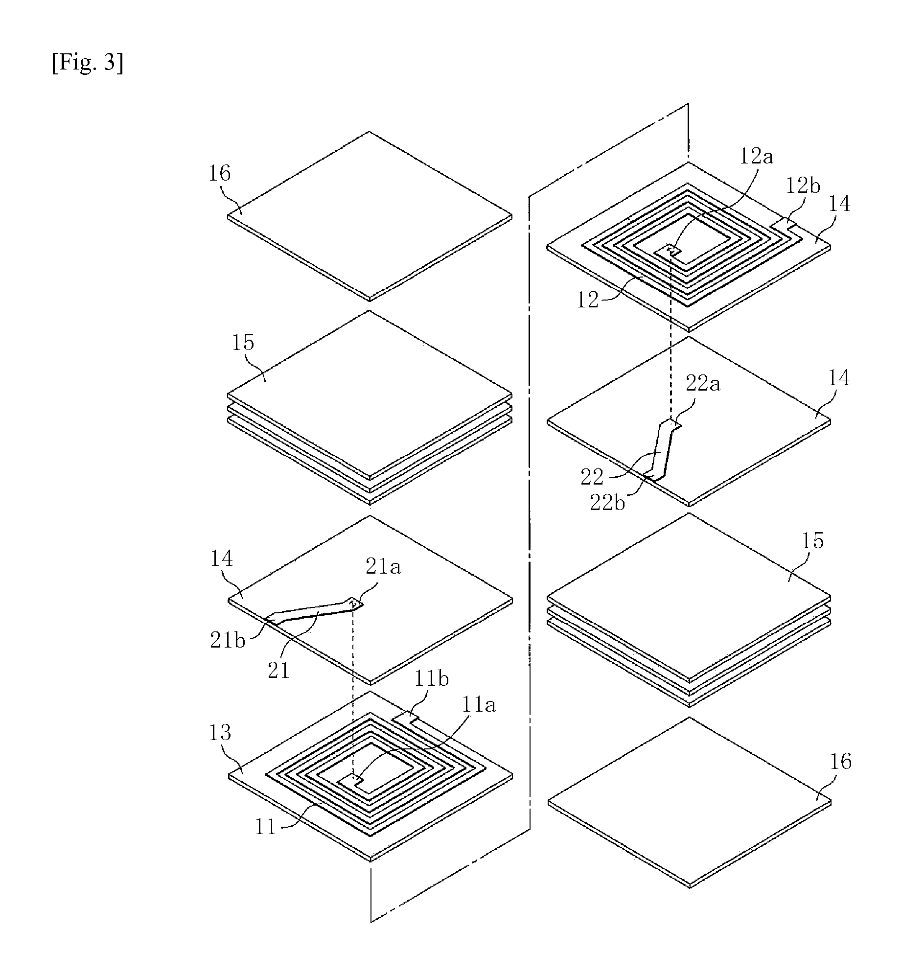 Laminated common-mode choke coil