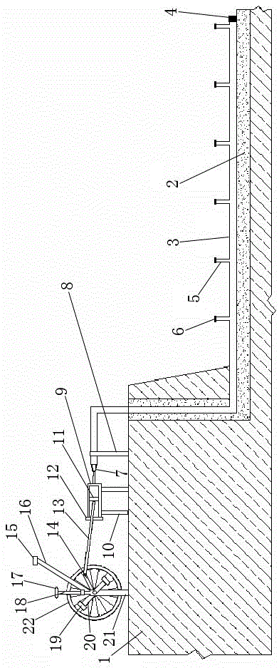 Artificial aeration strengthened water treatment device for urban leisure and recreation area