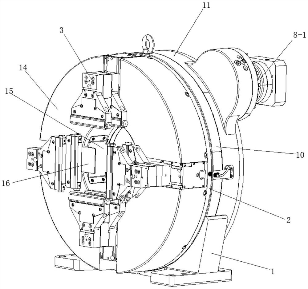 Pneumatic front chuck