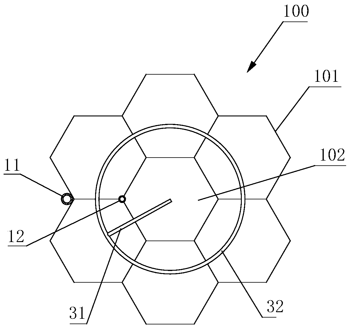 Inflatable easy-folding rod