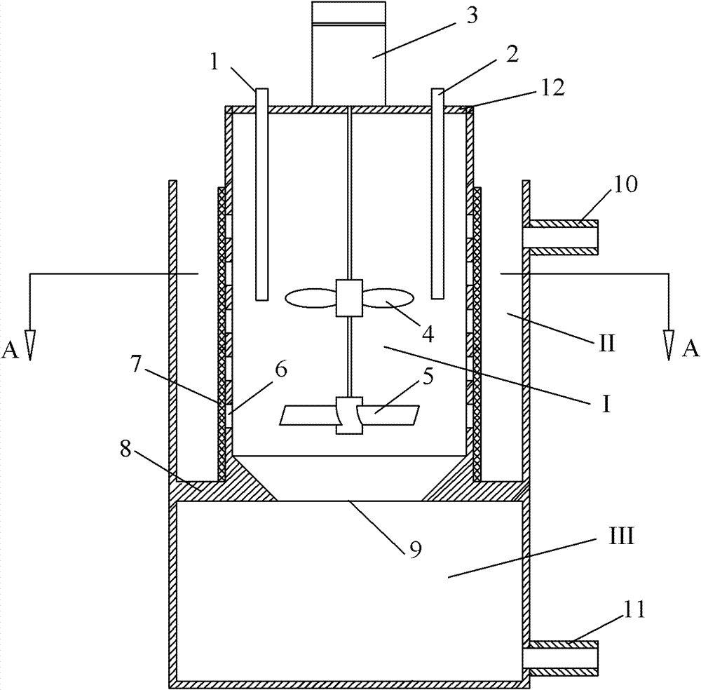 Integrated reactor suitable for purifying and impurity-removing of pyrolusite leachate