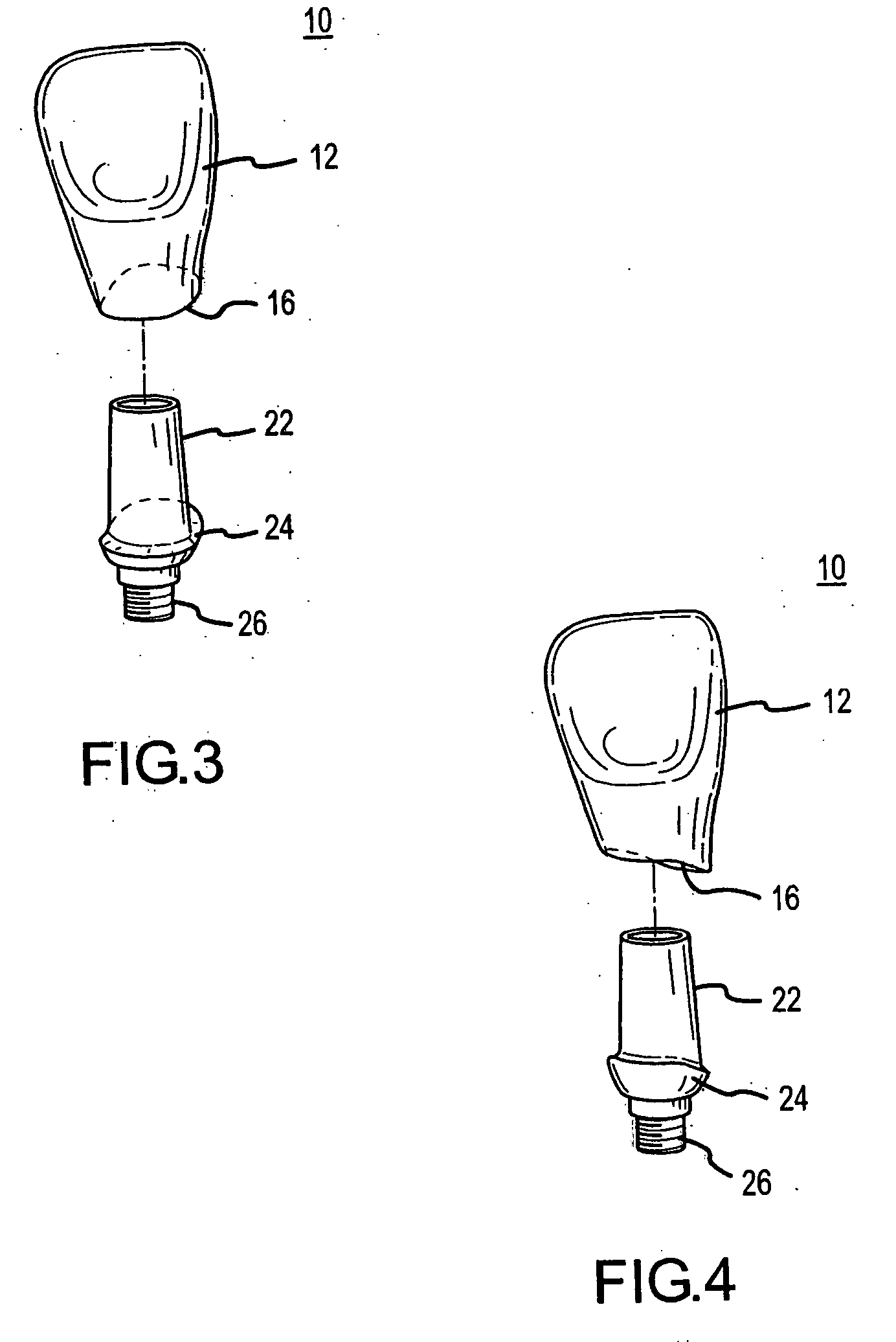 Provisional crown for dental implants