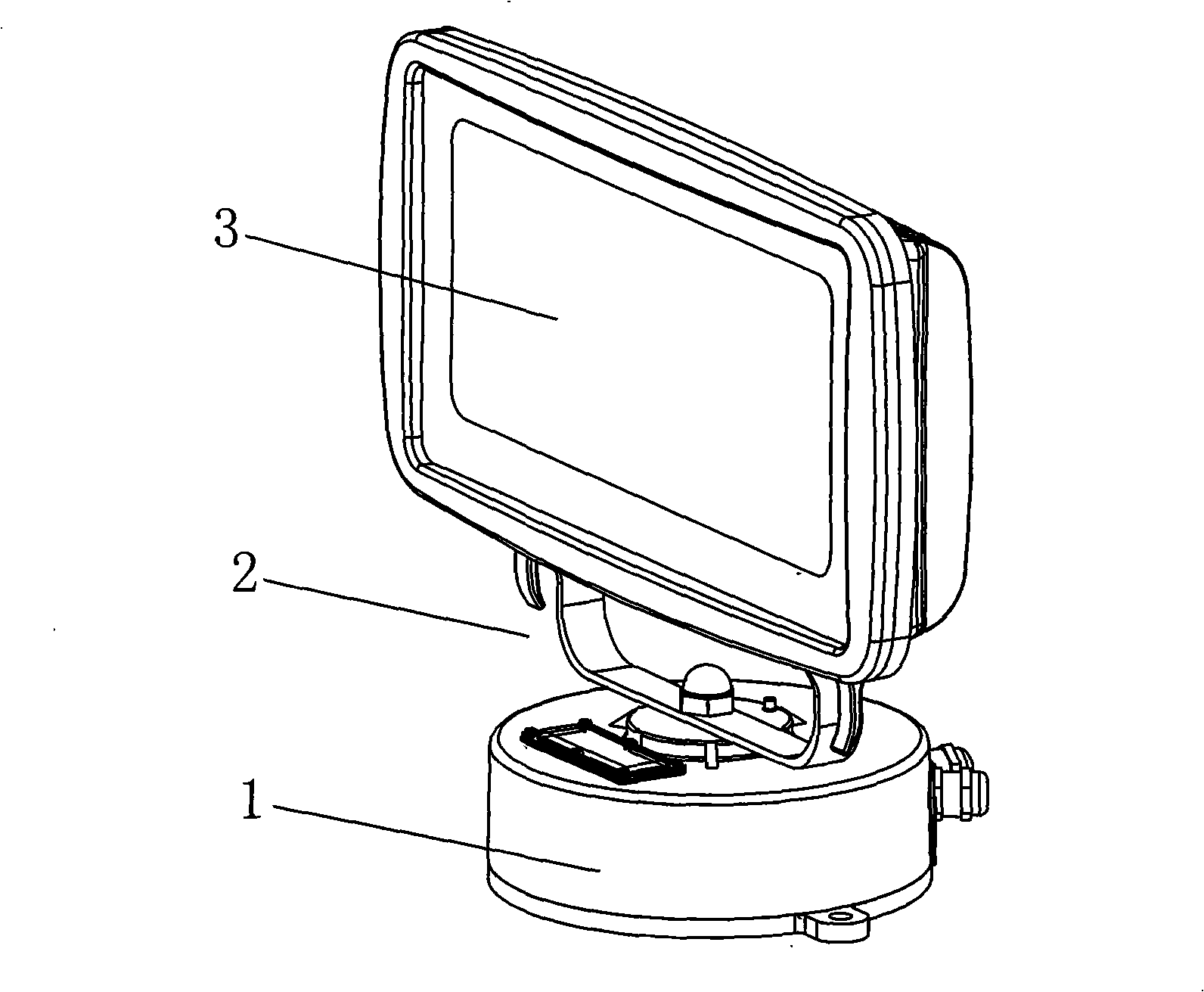 LED wall washing lamp